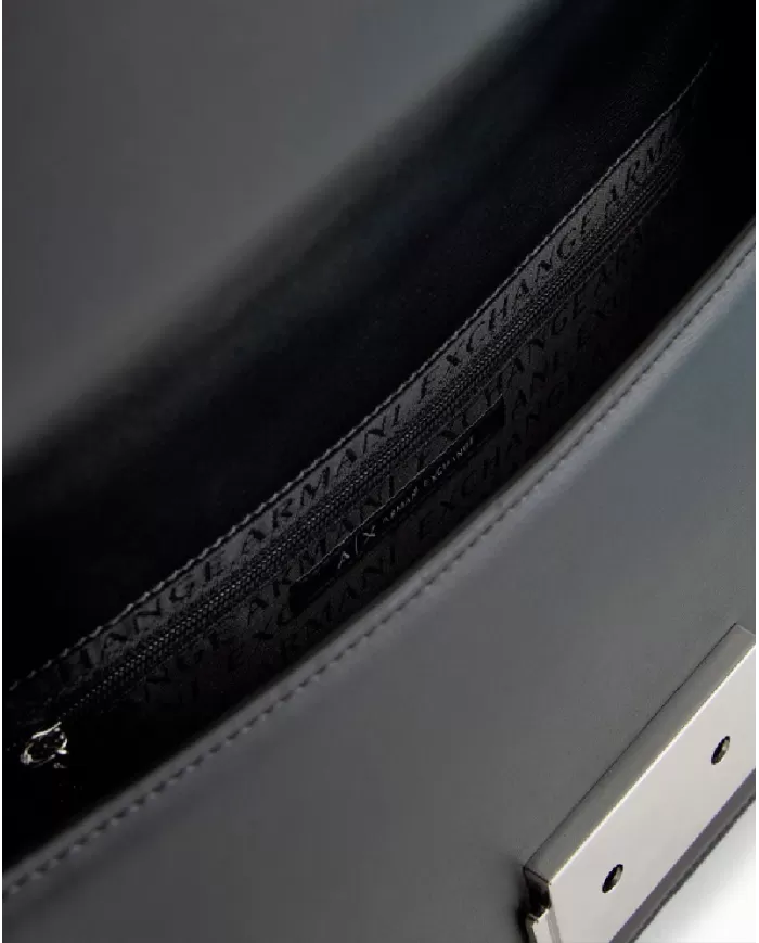 Armani Exchange Borsa a mano grande Nero