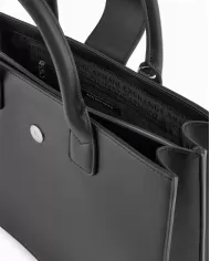 Armani Exchange Borsa a mano grande Nero