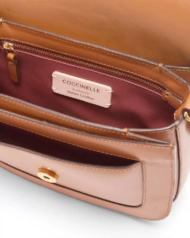 Coccinelle Borsa C-me calf cocker small Cuoio - Foto 4 di 5