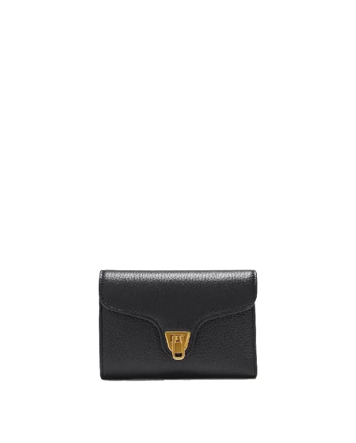 Coccinelle Portafoglio piccolo in pelle Beat Soft Nero