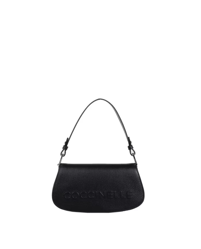 Coccinelle Borsa piccola in pelle Myrtha maxi log Nero