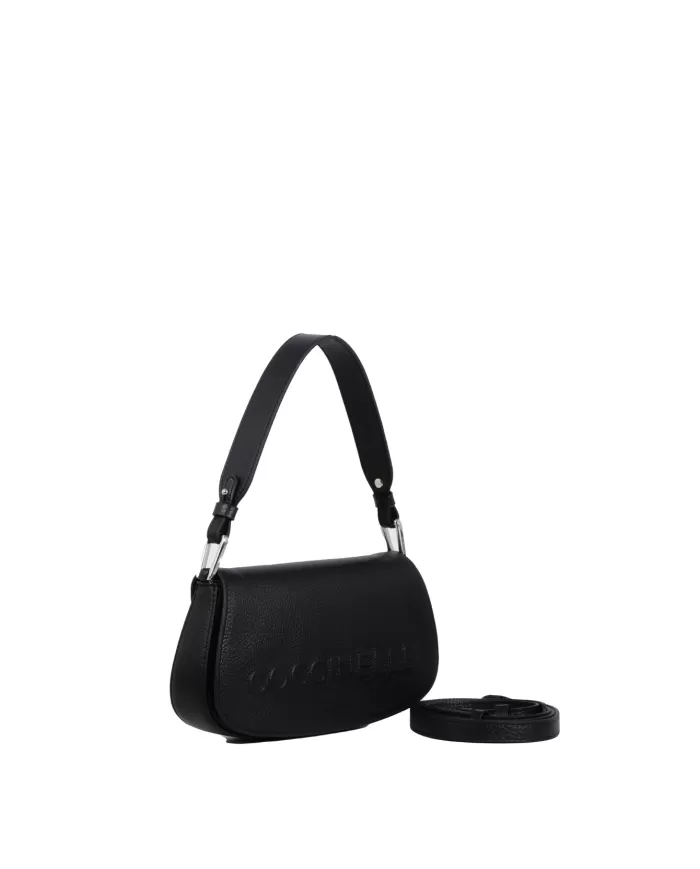 Coccinelle Borsa piccola in pelle Myrtha maxi log Nero