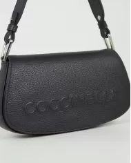 Coccinelle Borsa piccola in pelle Myrtha maxi log Nero