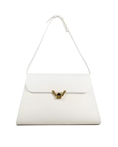 Coccinelle Borsa tracolla grande Dew Bianco