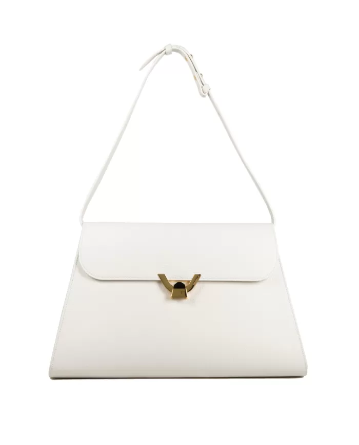 Coccinelle Borsa tracolla grande Dew Bianco