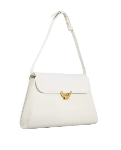 Coccinelle Borsa tracolla grande Dew Bianco