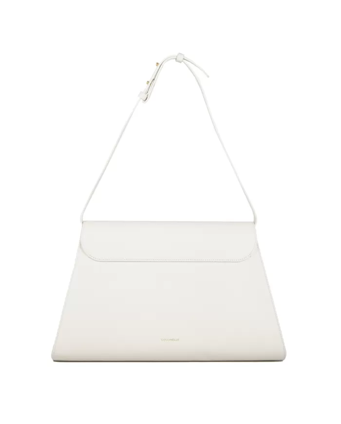 Coccinelle Borsa tracolla grande Dew Bianco