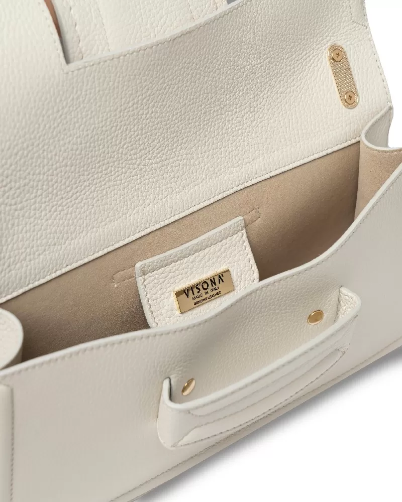 Visona Borsa a tracolla Linda Avorio - Picture 4 of 6