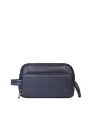 Piquadro Beauty case pelle Cronus Blu