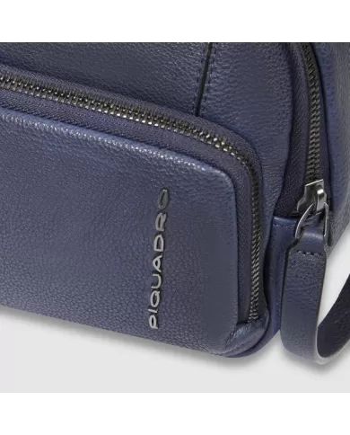 Piquadro Beauty case pelle Cronus Blu