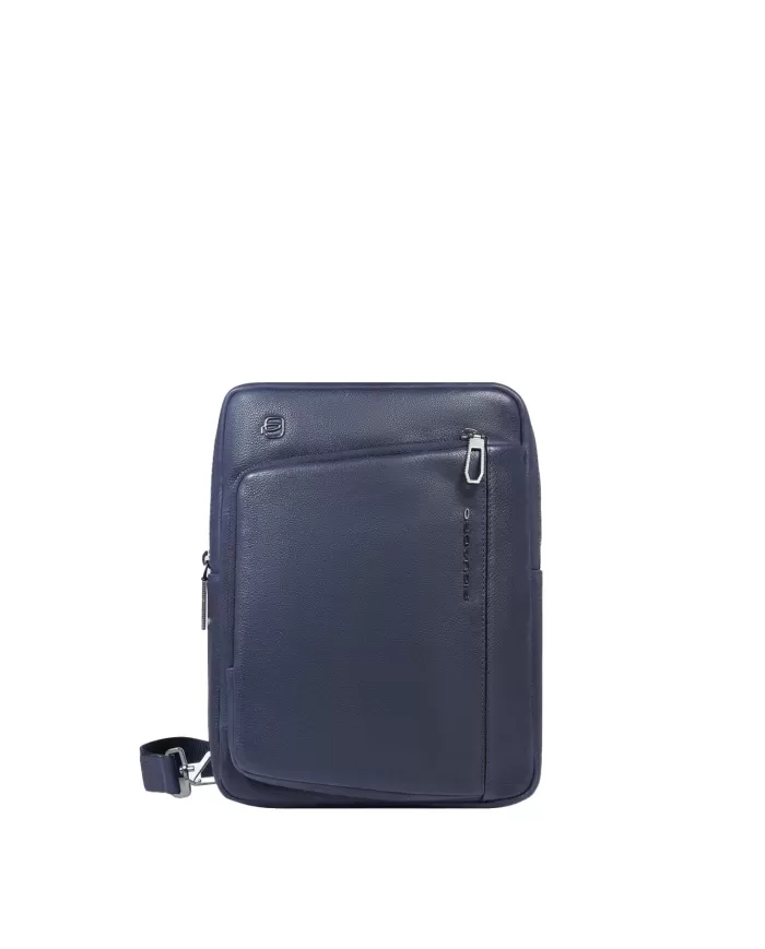 Piquadro Borsa grande uomo in pelle Cronus Blu