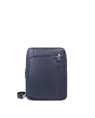 Piquadro Borsa grande uomo in pelle Cronus Blu