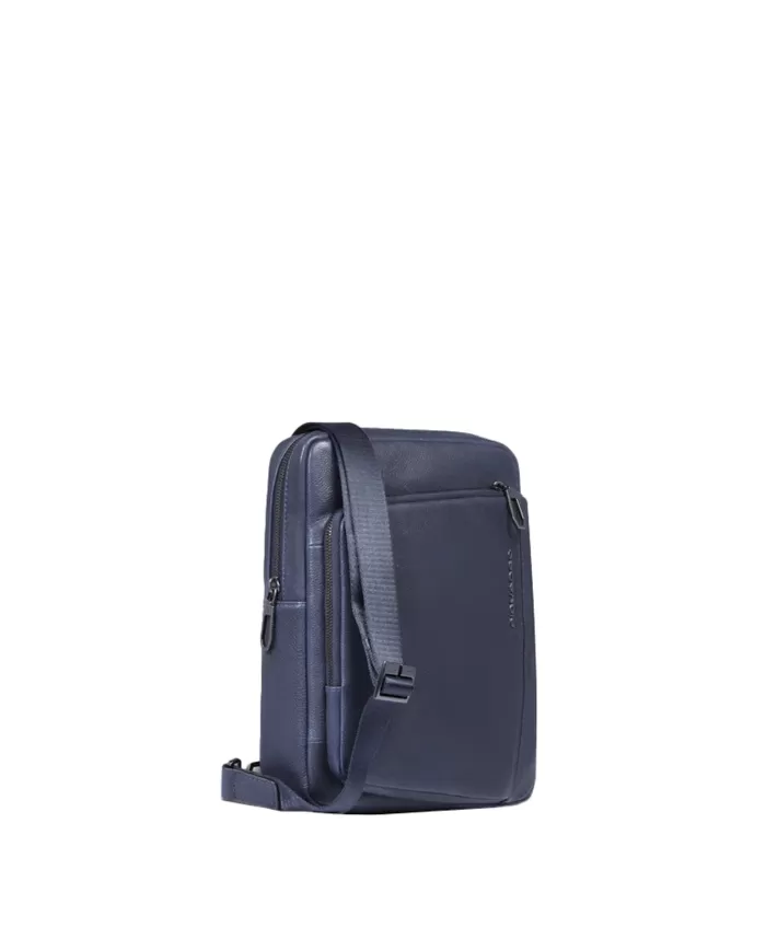 Piquadro Borsa grande uomo in pelle Cronus Blu