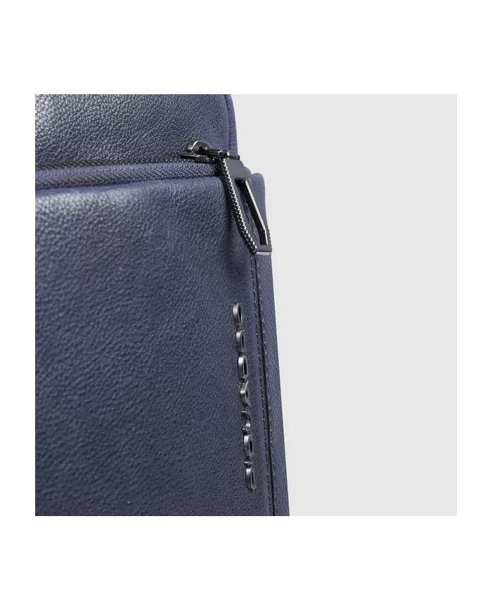 Piquadro Borsa grande uomo in pelle Cronus Blu