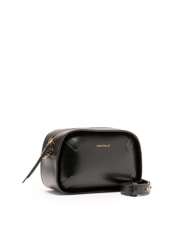 Coccinelle Borsa piccola in pelle Maleta calf Cocker Nero