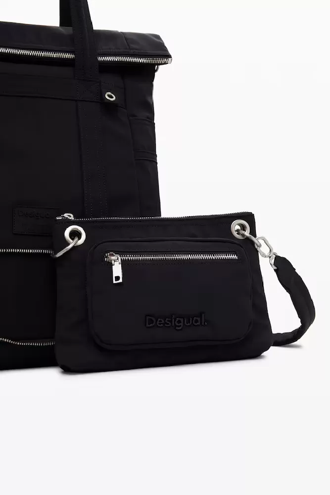 Desigual Borsa zaino Voyager Nero - Picture 6 of 7