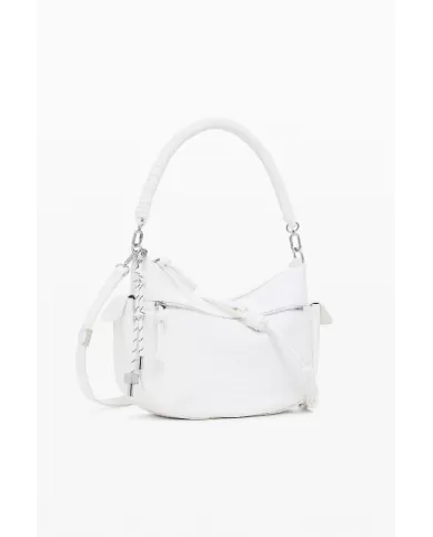 Desigual Borsa a tracolla logo Bianco