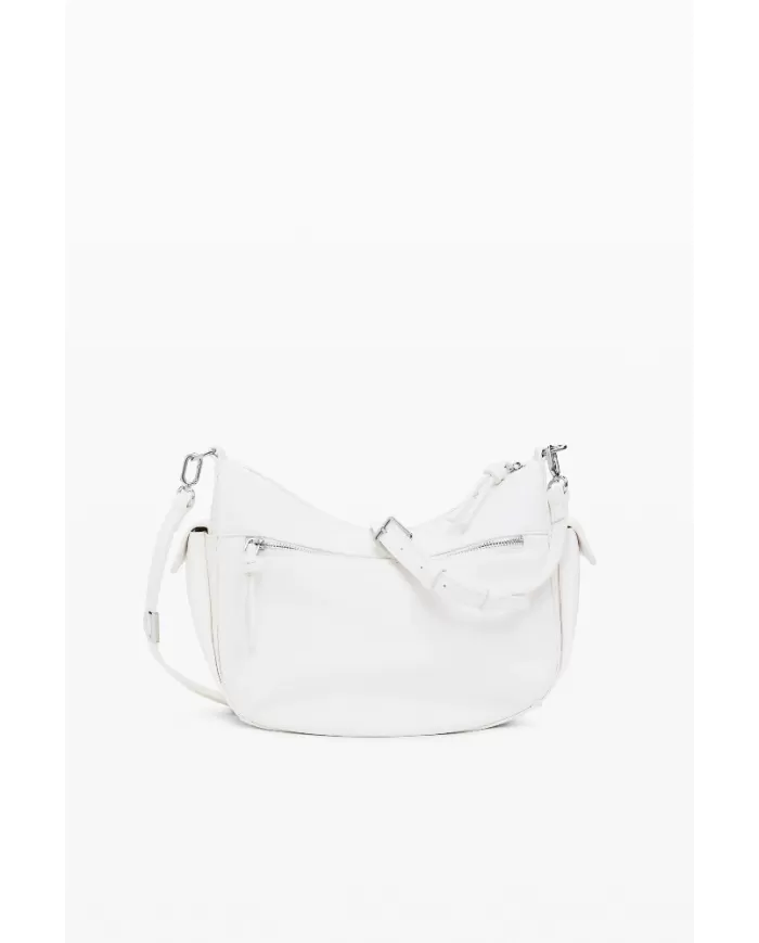 Desigual Borsa a tracolla logo Bianco