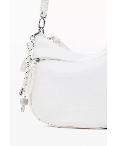 Desigual Borsa a tracolla logo Bianco