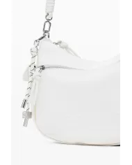 Desigual Borsa a tracolla logo Bianco