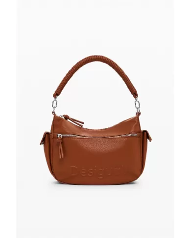 Desigual Borsa a tracolla logo Cuoio