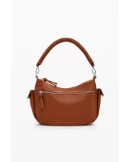Desigual Borsa a tracolla logo Cuoio