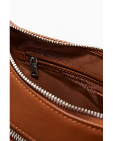 Desigual Borsa a tracolla logo Cuoio