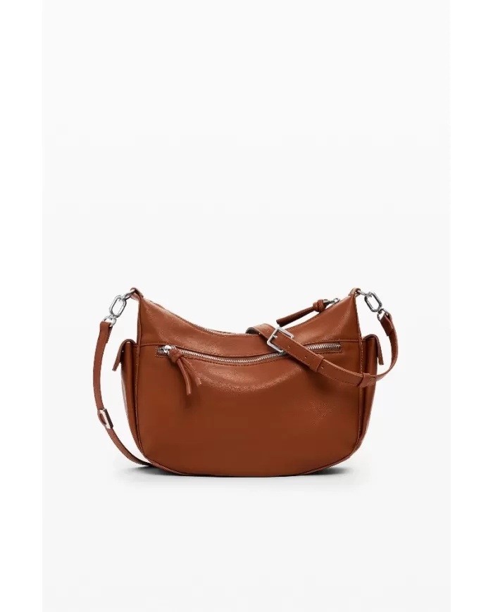 Desigual Borsa a tracolla logo Cuoio