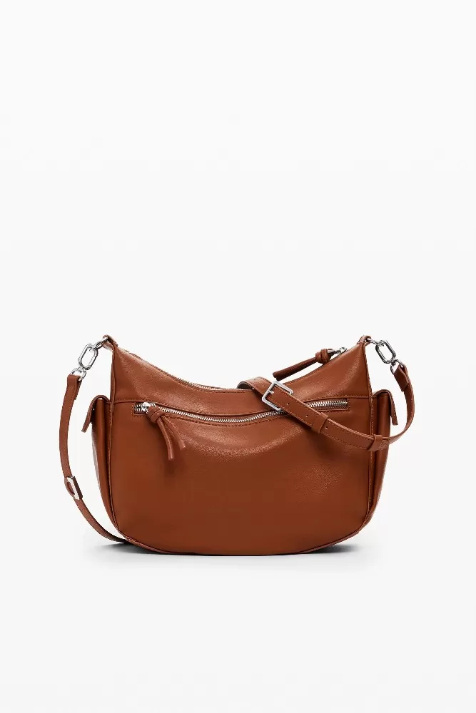 Desigual Borsa a tracolla logo Cuoio - Foto 6 di 8