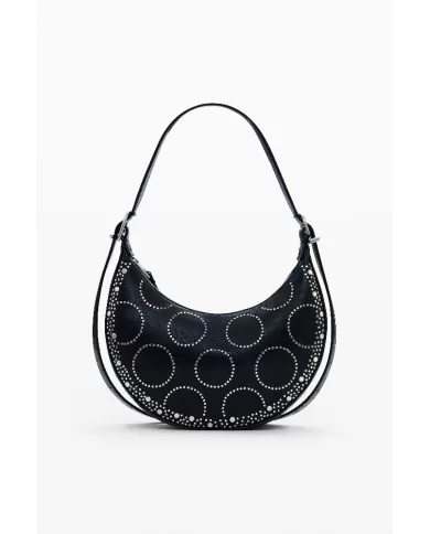 Desigual Borsa tracolla piccola borchie Nero
