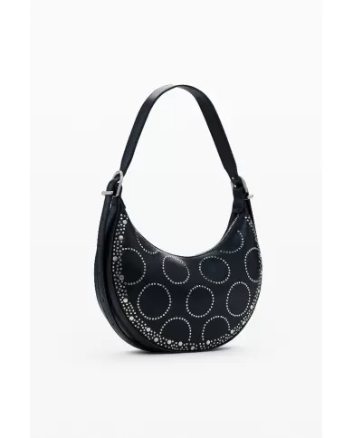 Desigual Borsa tracolla piccola borchie Nero