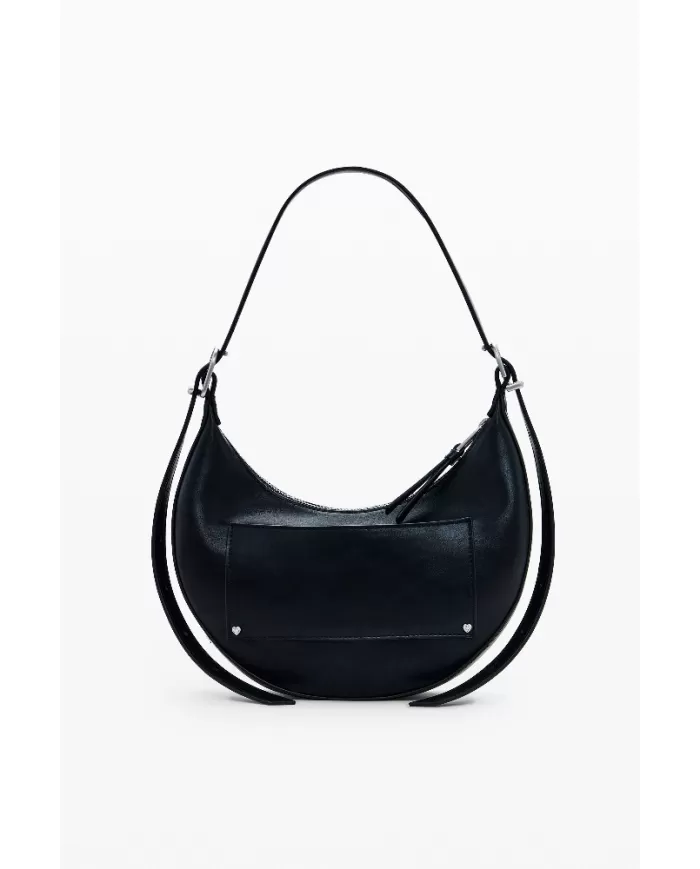 Desigual Borsa tracolla piccola borchie Nero