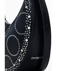 Desigual Borsa tracolla piccola borchie Nero