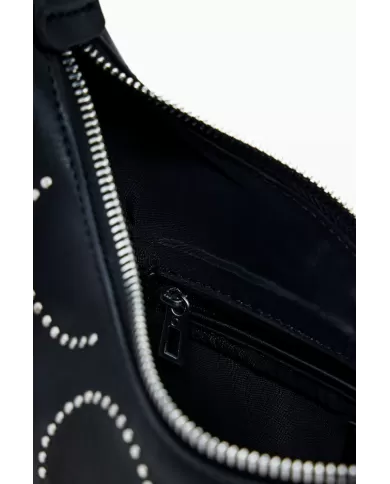 Desigual Borsa tracolla piccola borchie Nero