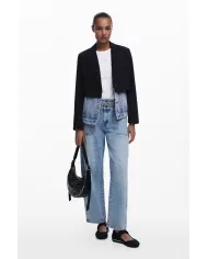 Desigual Borsa tracolla piccola borchie Nero