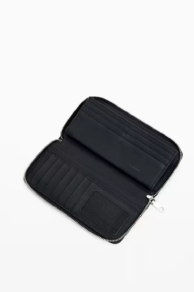 Desigual Portafoglio donna con zip Nero - Picture 3 of 6