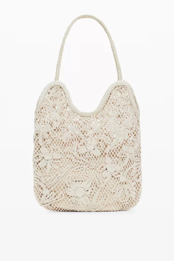 Desigual Borsa crochet Bianco - Foto 2 di 7