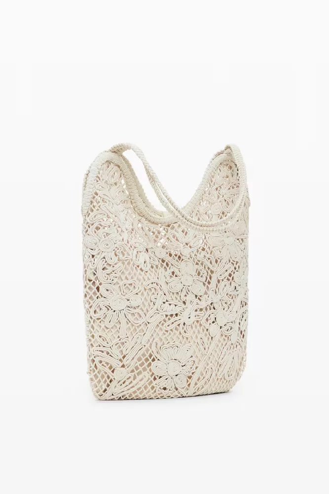 Desigual Borsa crochet Bianco - Foto 3 di 7