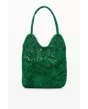 Desigual Borsa crochet Verde