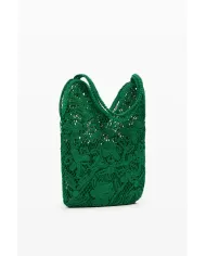 Desigual Borsa crochet Verde