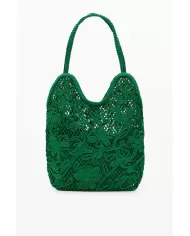 Desigual Borsa crochet Verde