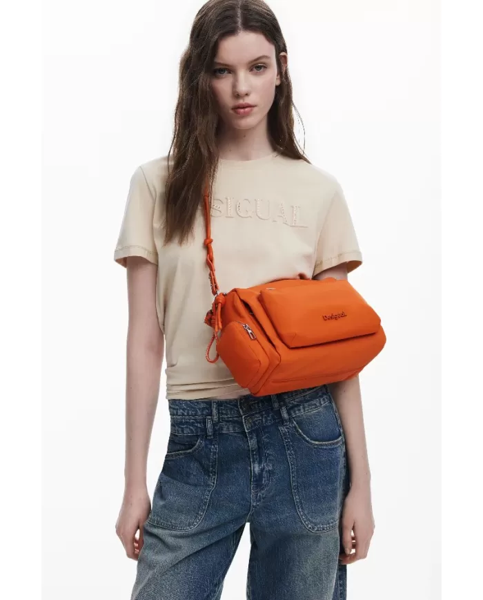 Desigual Borsa a tracolla tessuto Arancio