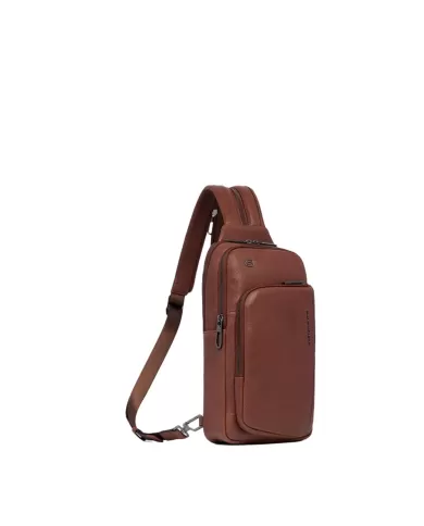 Piquadro Monospalla zaino Cronus Marrone
