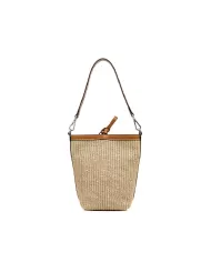 Gianni Chiarini Borsa secchiello in paglia Vanessa Beige