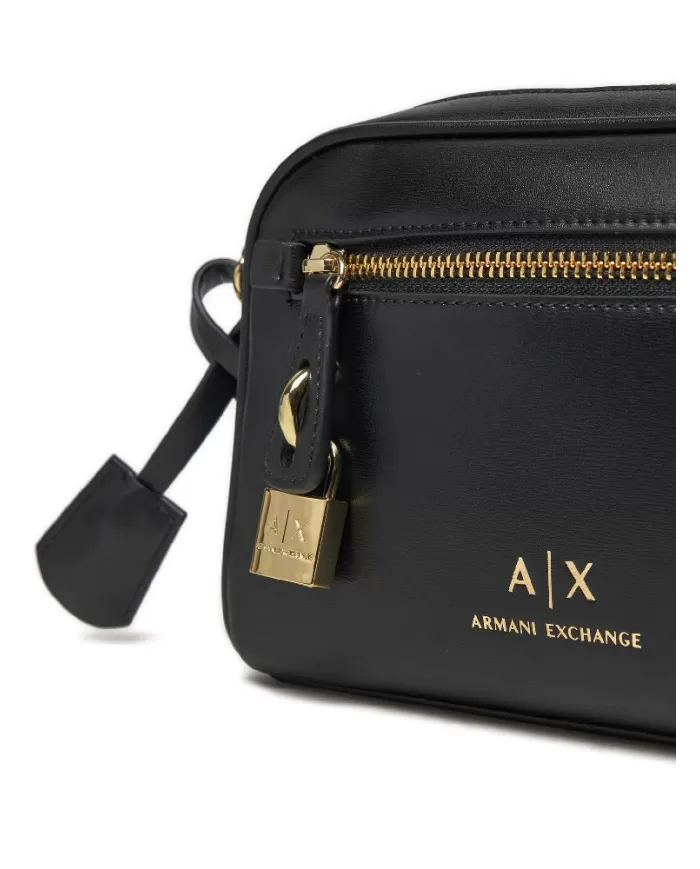 Armani Exchange Borsa bandoliera piccola Nero