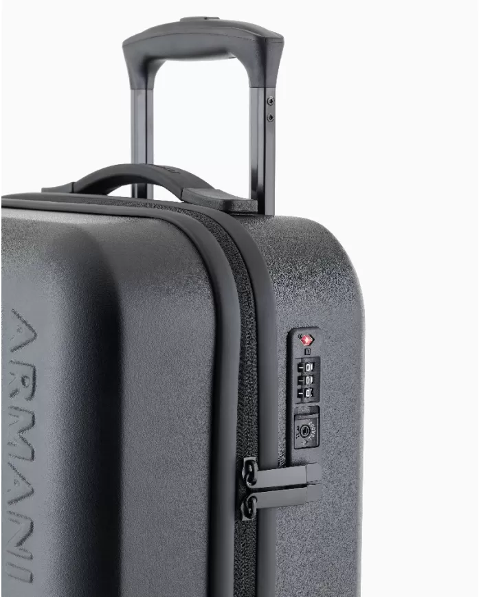 Armani Exchange Trolley bagaglio a mano Nero