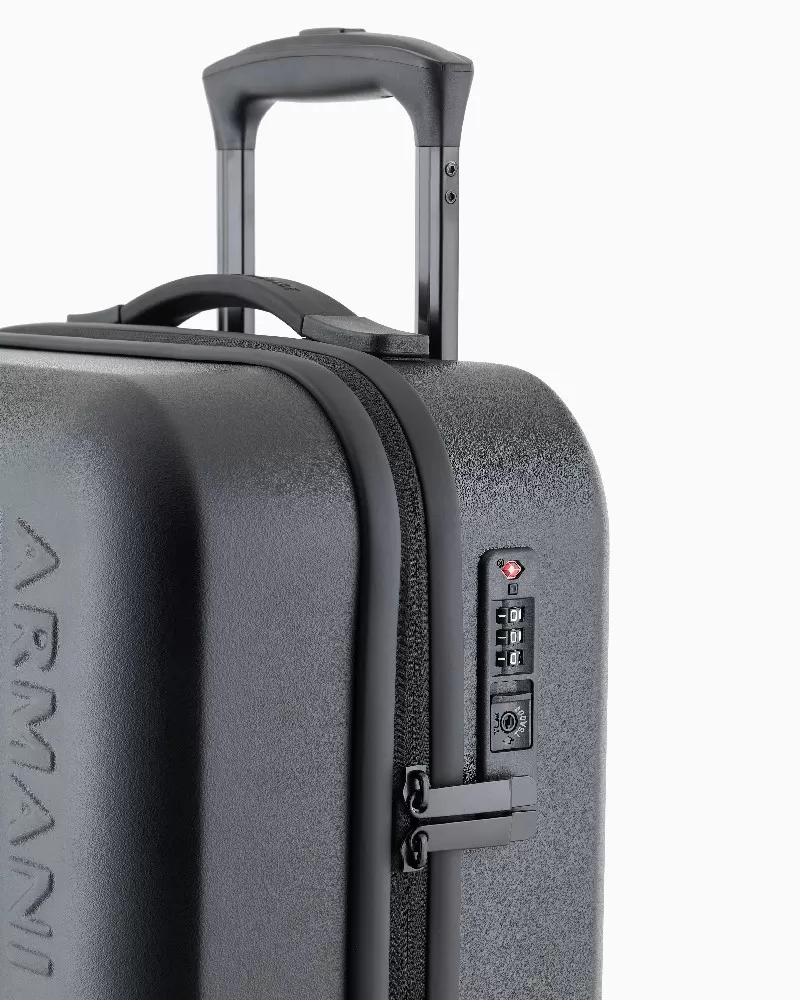 Armani Exchange Trolley bagaglio a mano Nero - Picture 7 of 7