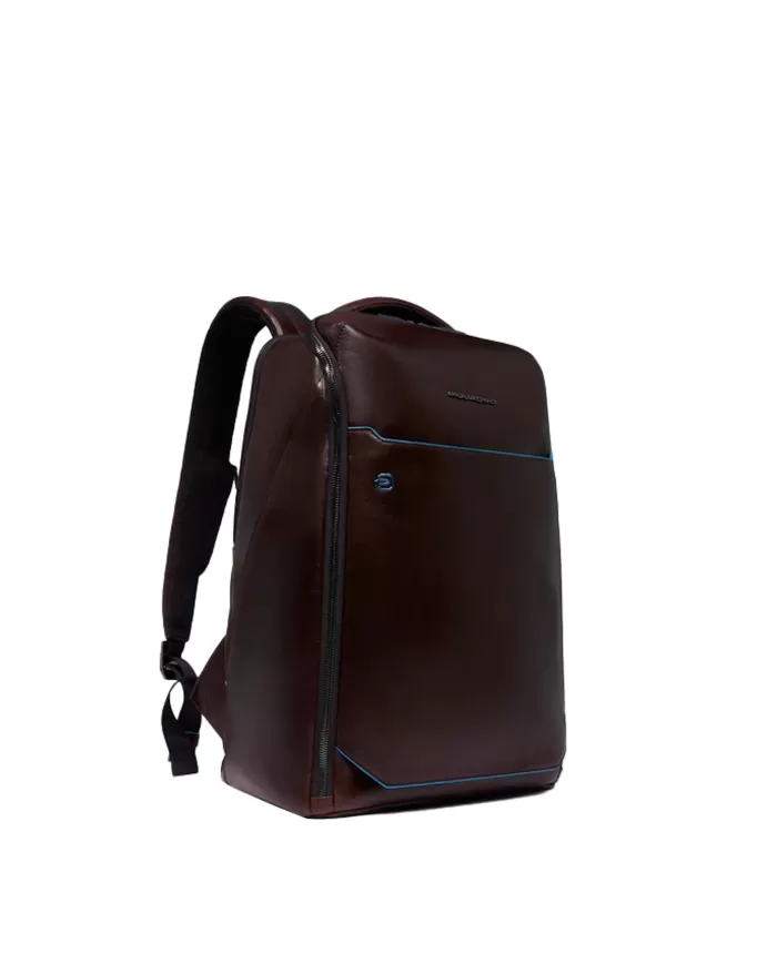 Piquadro Zaino porta pc 14" Blue square Mogano