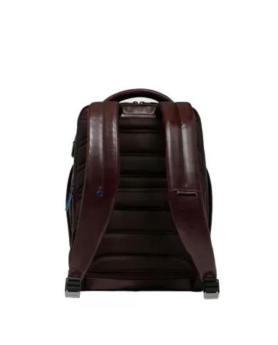Piquadro Zaino porta pc 14" Blue square Mogano