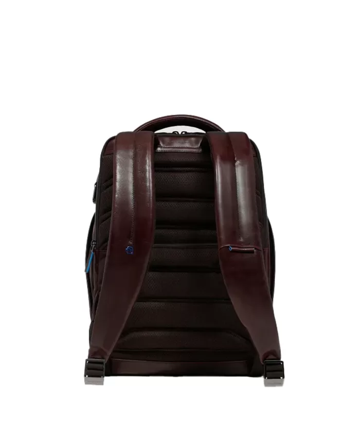 Piquadro Zaino porta pc 14" Blue square Mogano